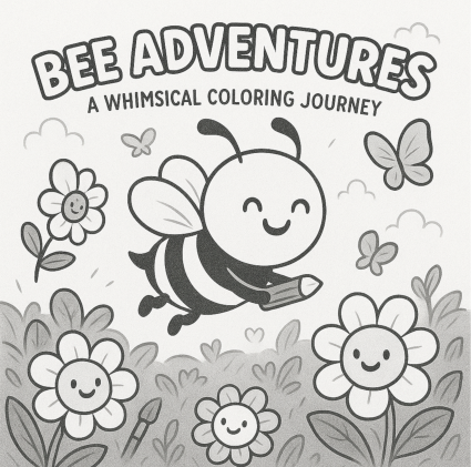Bee Life Coloring Book